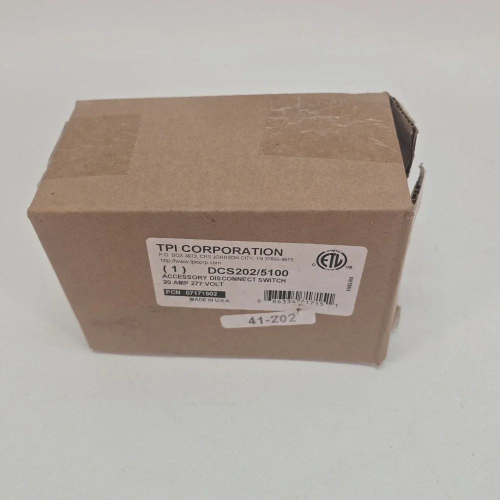 TPI (Markel/Raywall/Fostoria) dcs202 5100